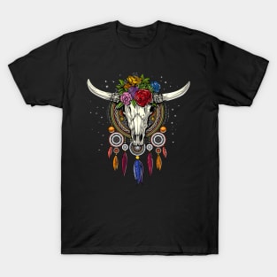 Cow Skull Dream Catcher T-Shirt